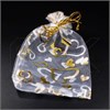 Мешочек подарочный "Золотые сердечки", органза, 10х15 см (кратно 100) MP019-10x15:BP - фото 11158
