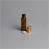 Флакон-роллер 10мл, коричневое стекло со стеклянным роликом (кратно 5) M100-10:AO - фото 11477