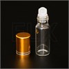 Флакон-роллер 5мл, прозрачное стекло со стеклянным роликом (кратно 5) M101-5:AO - фото 13477