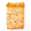Мешочек подарочный "Золотые сердечки", органза, 10х15 см (кратно 100) MP019-10x15:BP - фото 17234