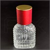 Атомайзер, 28мл, узорное стекло, красная крышка/пластик 0_S390-28 RED - фото 18014
