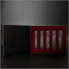 зак_Коробочка с красной бархатной вкладкой для флаконов-карандашей 5 мл, черный 0_K015-135x110x30 (S001-5) RED - фото 18331