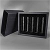 Акция_Парфюм-бокс с черной бархатной вкладкой для флаконов-карандашей 5 мл, черный 0_K021-30x123x148 (S001-5) BLACK