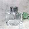 Флакон для аромадиффузора, 45мл, квадрат (серебристый) 0_D002-45-SILVER - фото 18488