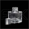 Флакон для аромадиффузора, 45мл, квадрат (серебристый) 0_D002-45-SILVER - фото 18490
