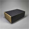 Коробка подарочная 40х80х110 мм, черно-песочный 0_K013-40x80x110 BLACK-SAND - фото 18682