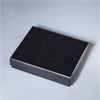 Коробочка с черной бархатной вкладкой для помадок 10 мл, черный 0_K015-135x110x30 (P001-10) BLACK VELVET - фото 18843
