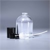 Атомайзер-защелка, прозрачное стекло, 50 мл, черная крышка/пластик 0_B024-50 BLACK - фото 18946