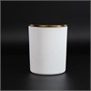 Баночка для свечей, белое матовое стекло, металлическая крышка, 170 мл 0_Z010-170 - фото 19006