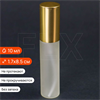 Атомайзер-карандаш 10мл, матовое стекло, крышка металл, золотой цвет 0_S008-10 GOLD - фото 19066