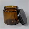 Баночка для свечей, темное стекло, черная металлическая крышка, 120 мл 0_Z014-120:FP - фото 19094