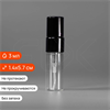 Атомайзер-карандаш 3мл, прозрачное стекло, черная металлическая крышка 0_S004-3 BLACK - фото 19169