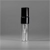 Атомайзер-карандаш 3мл, прозрачное стекло, черная металлическая крышка 0_S004-3 BLACK - фото 19170