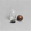 Атомайзер, стекло, 30мл, темная круглая крышка/дерево 0_S254-30 DARK - фото 19182