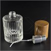 Атомайзер, 30мл, ребристый цилиндр, светлая крышка/имитация дерева 0_S245-30 LIGHT