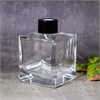 Флакон для аромадиффузора, 170мл, квадрат (черный) 0_D002-170-BLACK