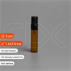 Атомайзер-карандаш 5мл, коричн.стекло, металлическая крышка (кратно 5) S007-5:AA - фото 19647