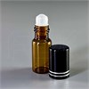 Флакон-роллер 5мл, коричневое стекло со стеклянным роликом (кратно 5) M100-5:AO - фото 20487