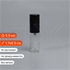 Атомайзер-карандаш 5.5мл, прозрачное стекло, крышка металл (кратно 5) S009-5.5:AA (5) - фото 21293