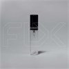 Атомайзер-карандаш 9мл, прозрачное стекло, металлическая крышка с насечками, черный цвет 0_S069-9 BLACK - фото 21355