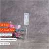 Атомайзер-карандаш 5мл, прозрачное стекло, прозрачная пластиковая крышка (кратно 1) 0_S001-5 CLEAR