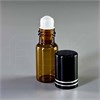 Флакон-роллер 5мл, коричневое стекло со стеклянным роликом (кратно 5) M100-5:AO - фото 22512