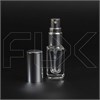 Атомайзер, прозрачное толстое стекло, серебристая крышка, 3,5мл 0_S068-3.5 SILVER - фото 23560