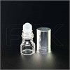 Флакон-роллер 1мл, прозрачное стекло со стеклянным роликом (кратно 5) M101-1:AO - фото 24804