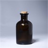 Флакон для парфюм- и аромамасел, 115 мл, с корковой пробкой, темное стекло 0_D026-115 - фото 27633