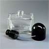 Атомайзер, стекло, 35мл, черная крышка-купол 0_S215-35 BLACK