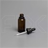 Новинка Флакон-капельница, 30мл, темное стекло, на резьбе PP002-30:FZ