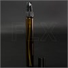 Атомайзер-карандаш 10мл, коричн.стекло, черная пластиковая крышка (кратно 5) S006-10:AA