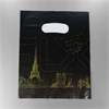 Пакет "Эйфелева башня на черном фоне" 20х25 (кратно 100) PR606-20x25:BI - фото 9409