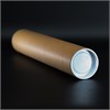 Тубус картонный, с пластиковой крышкой, 52х300 мм TB001-52x300:FJ - фото 9532